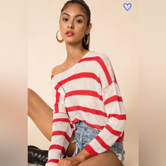 SUPERDOWN Adriana Knit Striped Sweater - Picture 10 of 10